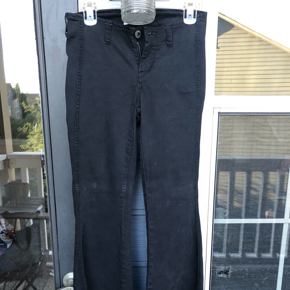 Free People Black Flare Jeans